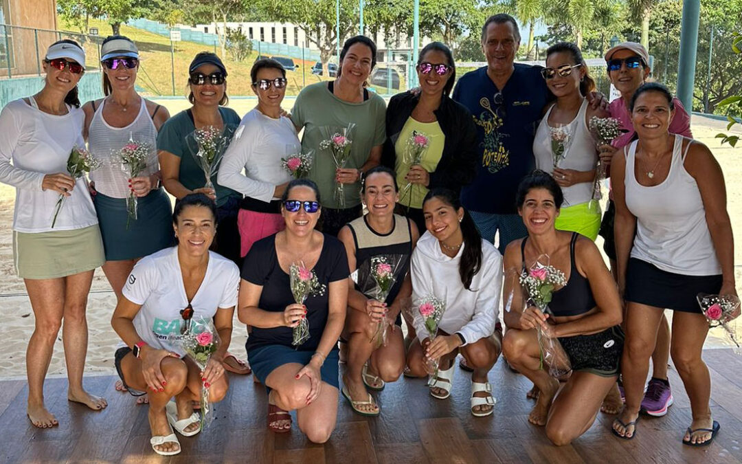 Campeãs no Beach Tennis
