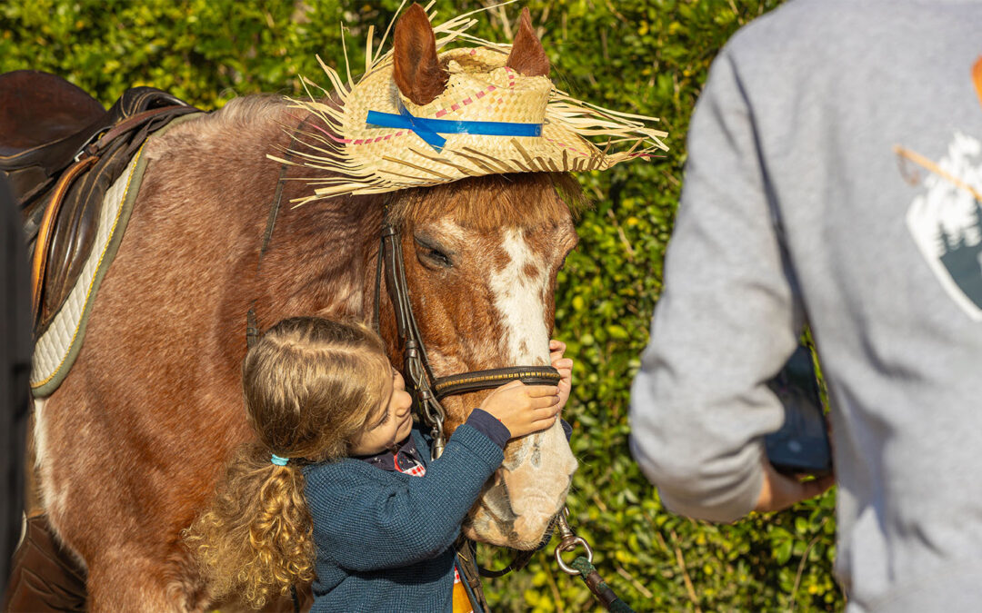 Vivência Equestre para as crianças