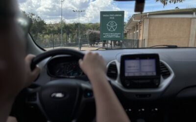 Adequação de vagas de estacionamento PcD
