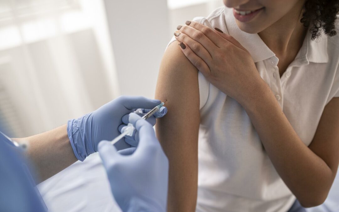 Vacinação contra a gripe em abril